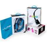 JLab JBuddies Folding Headphones for Kids, Kid Safe with Volume Limiter, Noise Isolation - Pink - Grade A