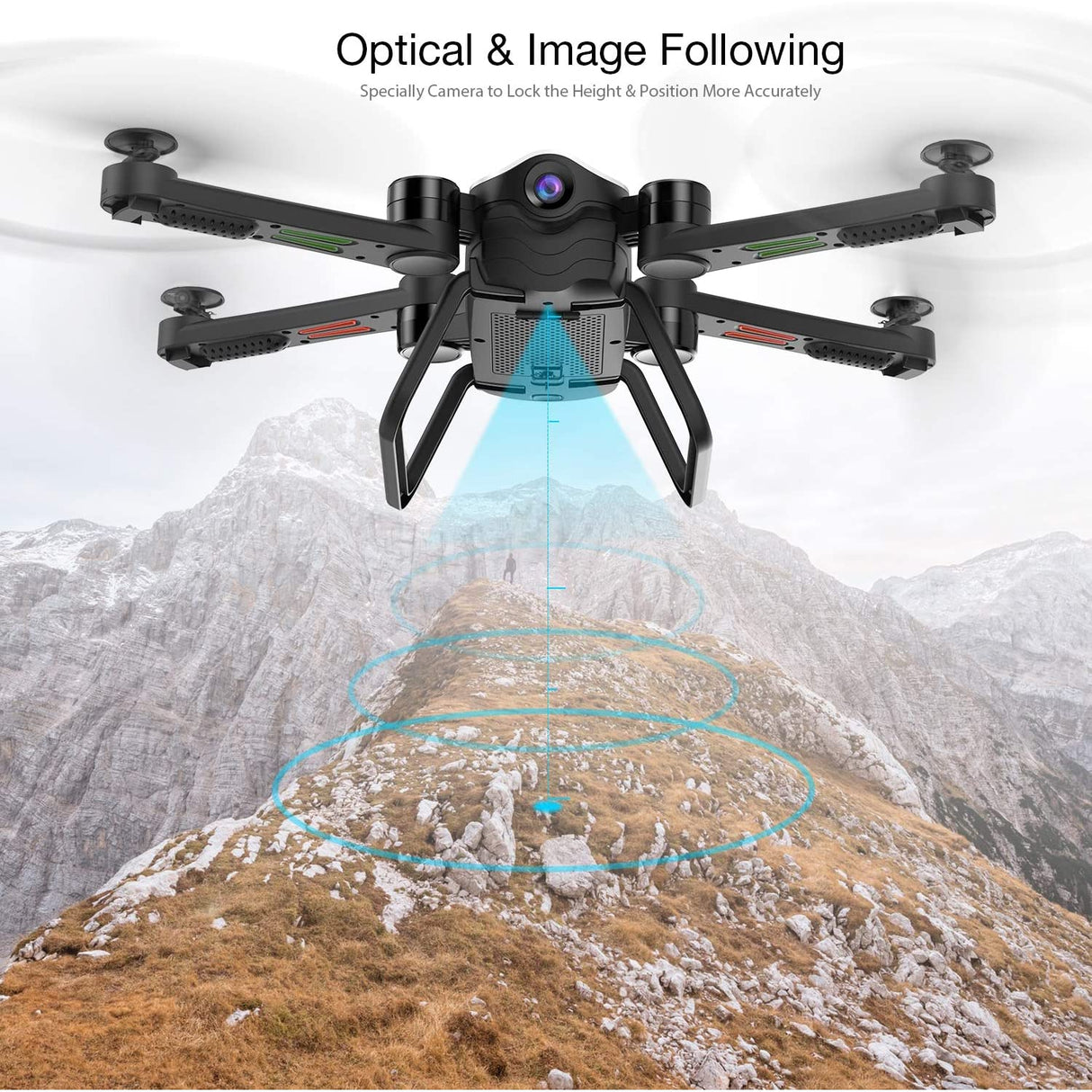Simrex X900 Drone Optical Flow Positioning RC Quadcopter with 1080P HD Camera