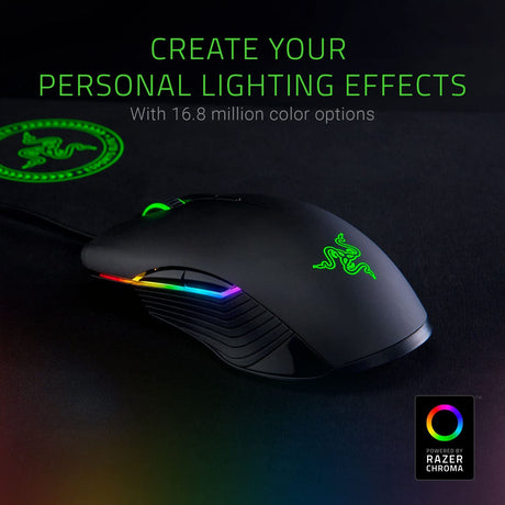 Razer Lancehead Tournament Edition Gaming Mouse, Black