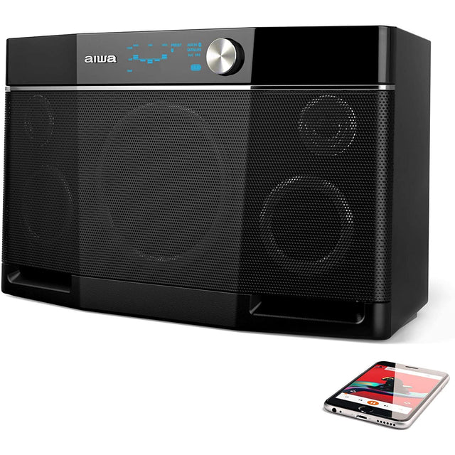 Aiwa Exos-9 Portable Bluetooth Speaker - Black