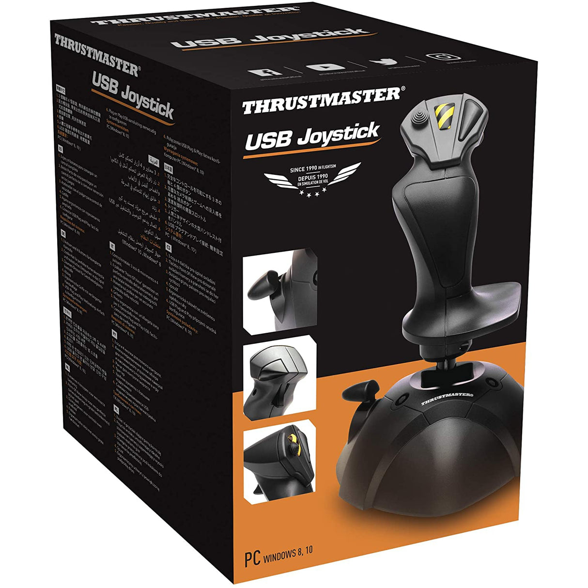 Thrustmaster USB Joystick, Ergonomic handle with Enlarged Rest