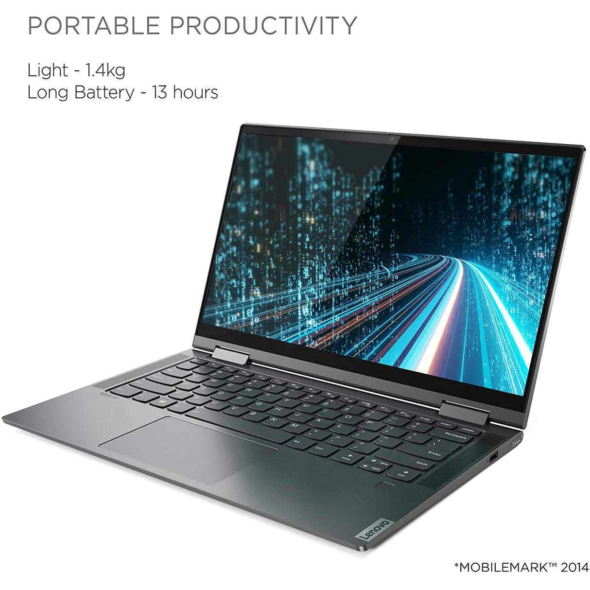 Lenovo Yoga C740 14" FHD Convertible Laptop (Intel Core i7, 8GB RAM, 512GB SSD, Windows 10) - Iron Grey