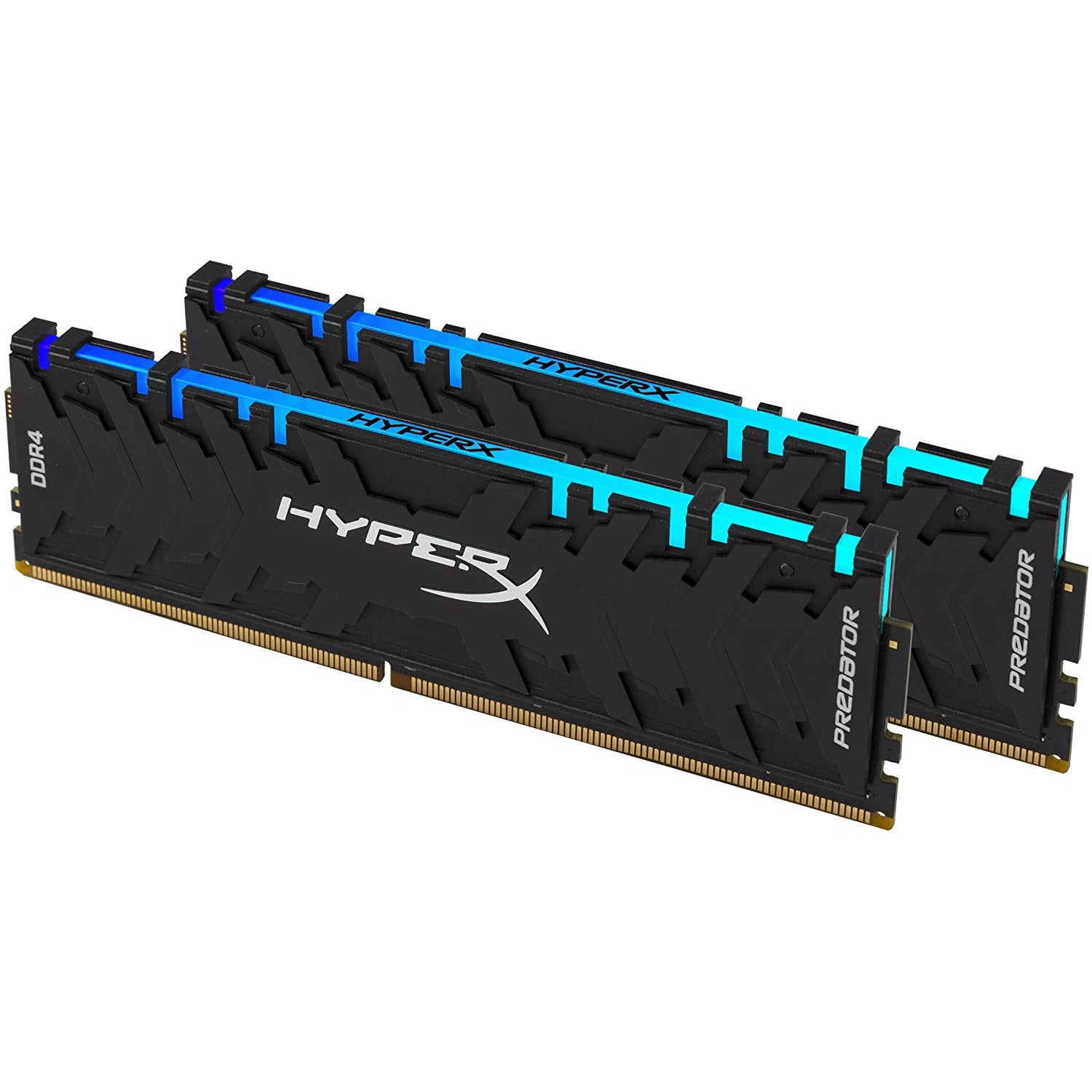 HyperX Predator HX432C16PB3AK2/16 Memory 3200 MHz DDR4 CL16 DIMM XMP 16 GB (2x8 GB) RGB , Black