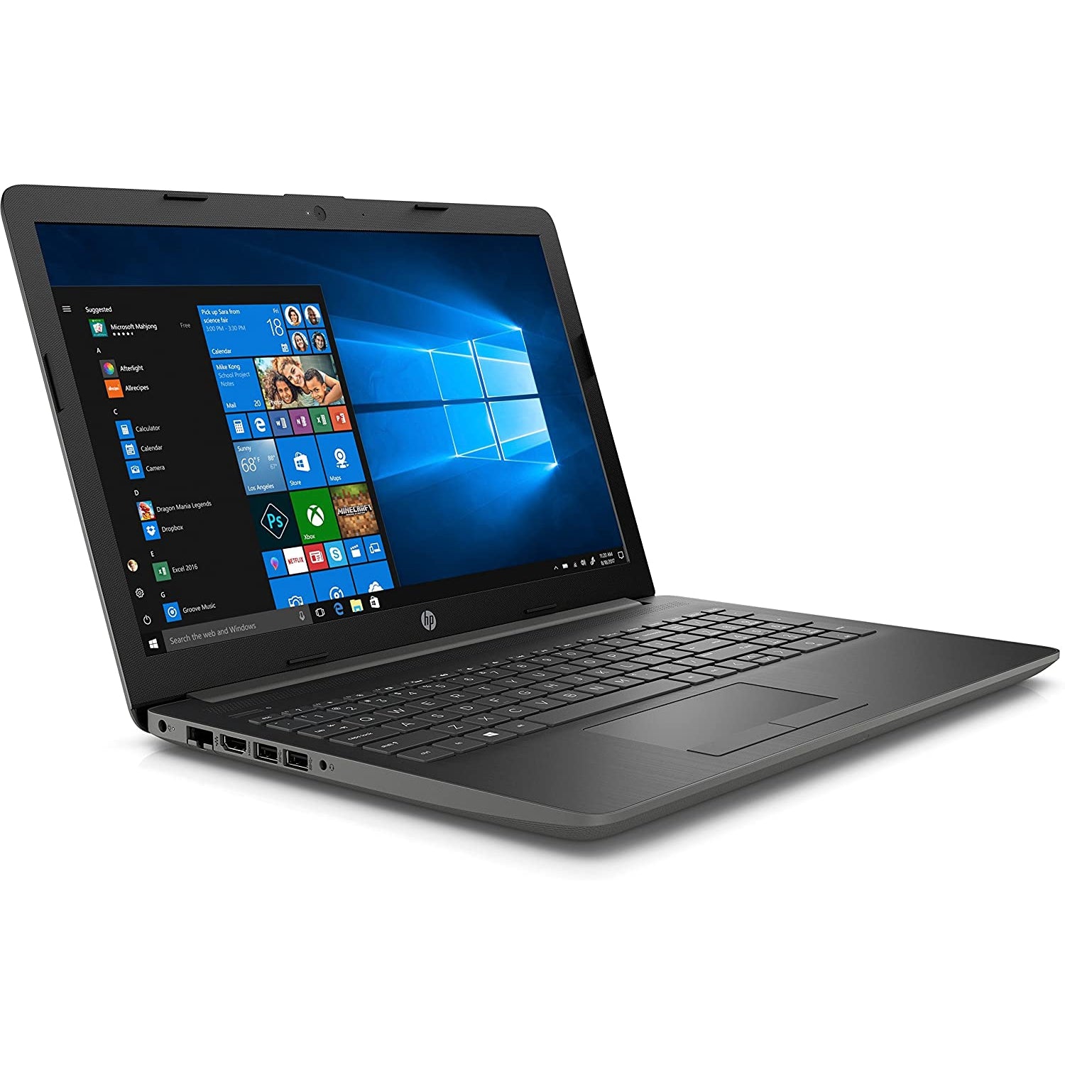 HP 15-DA0503SA 15.6" Laptop, Intel Celeron, 4GB RAM, 1TB HDD, Smoke Grey (4AQ15EA#ABU)