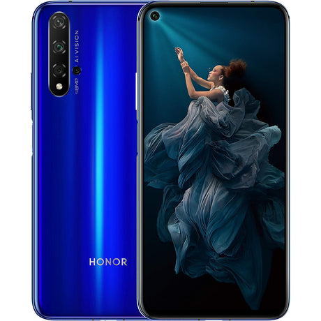 Honor View20 Smartphone, 6GB RAM, Sim Free, 128GB, Sapphire Blue - Brand New