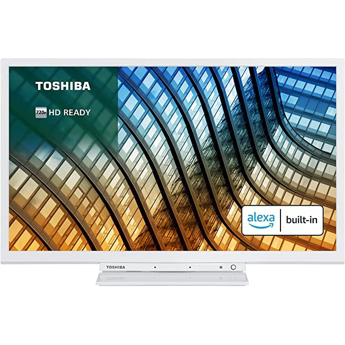 Toshiba 24WK3C64DB 24-Inch HD Ready Smart TV - White