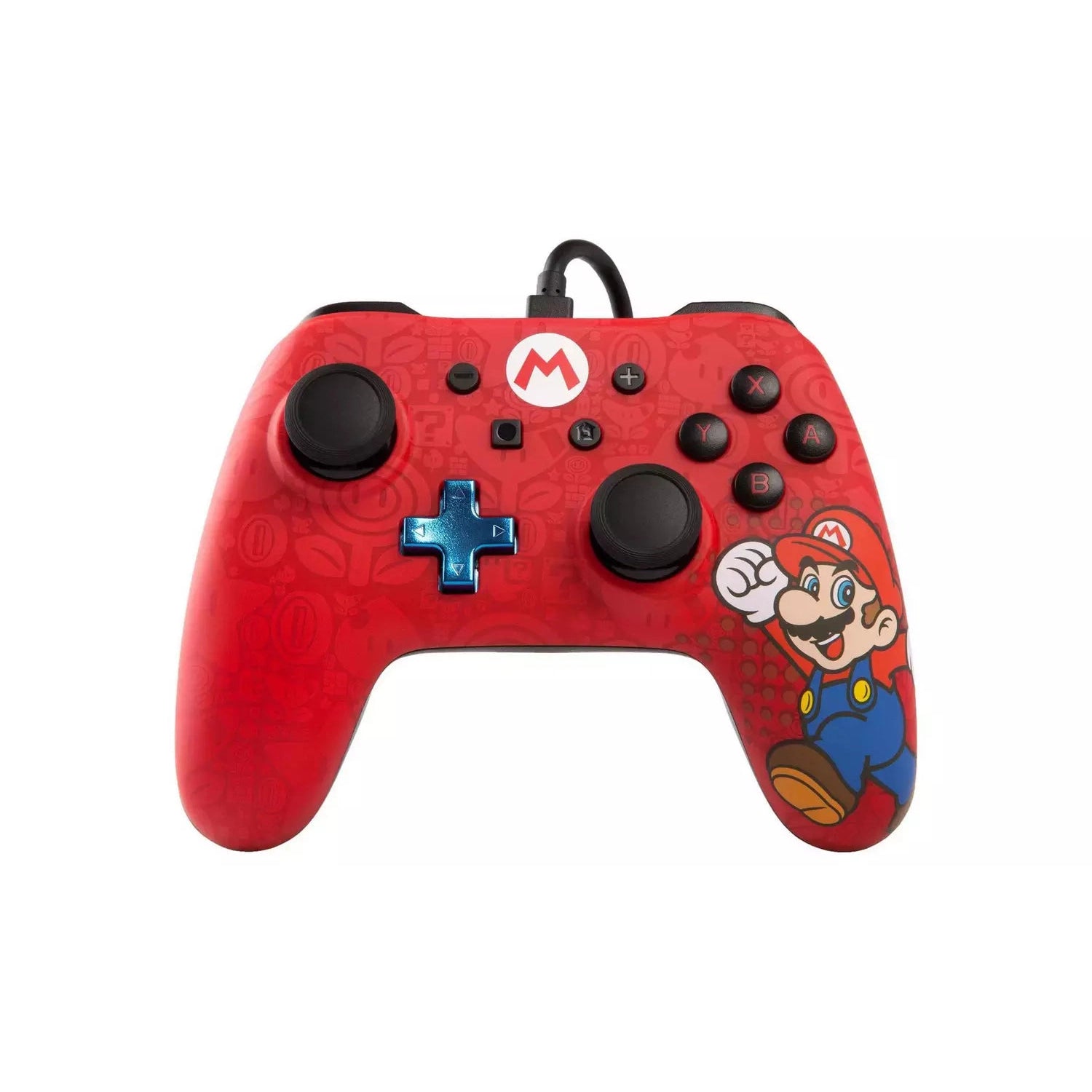 PowerA Nintendo Switch Enhanced Wired Controller - Mario - Red