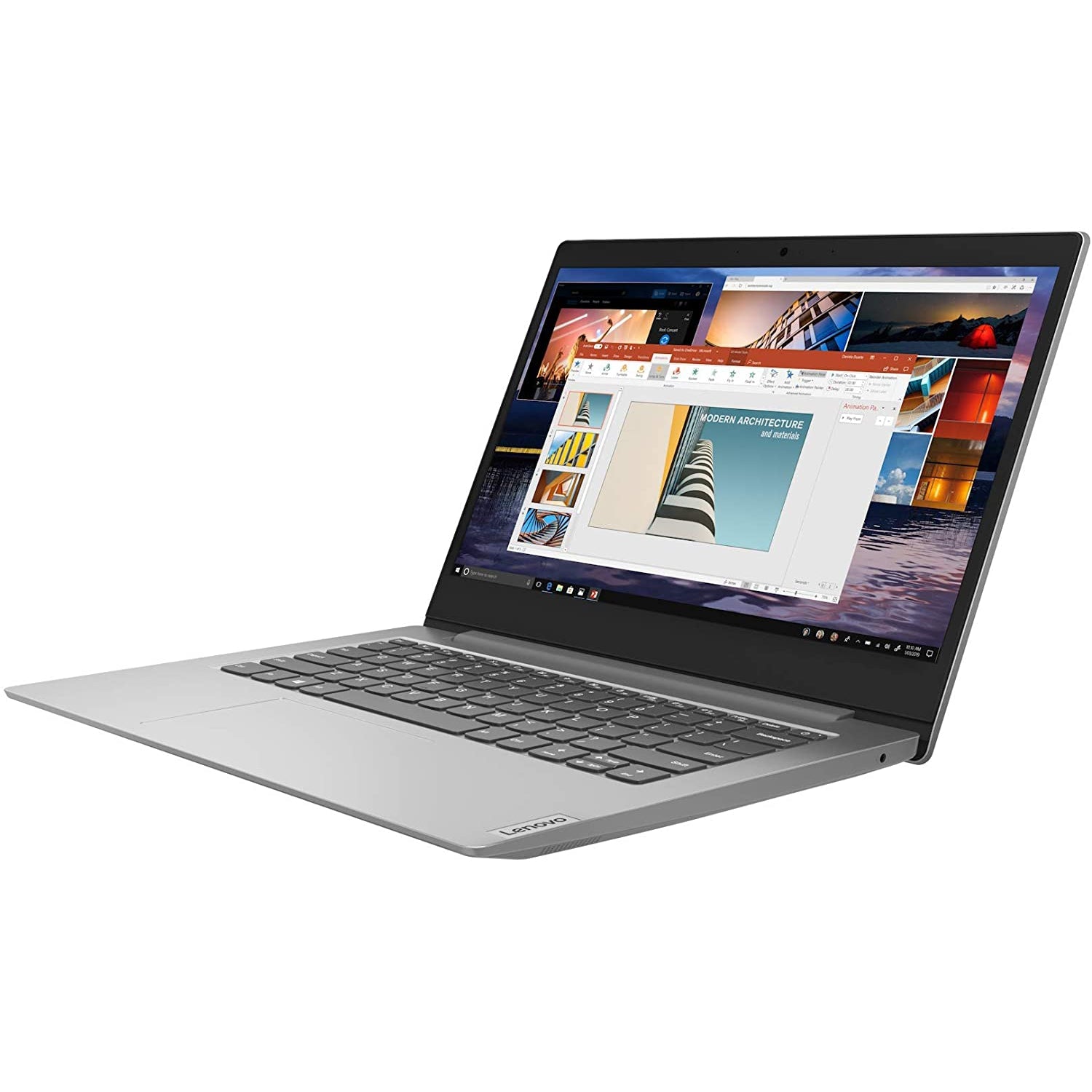 Lenovo IdeaPad 1 14ADA05 (82GW0037UK) Laptop, AMD 3050e, 4GB RAM, 64GB eMMC, 14", Platinum Grey - Refurbished Pristine