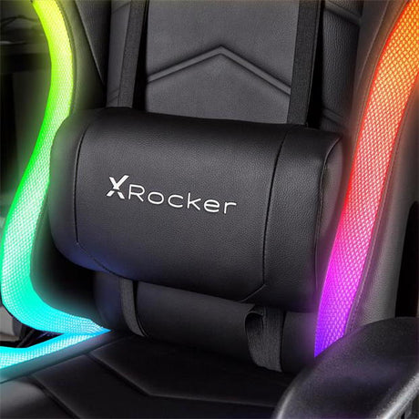 X Rocker Bravo LED RGB PC Gaming Chair - DAMAGED PLASTICS