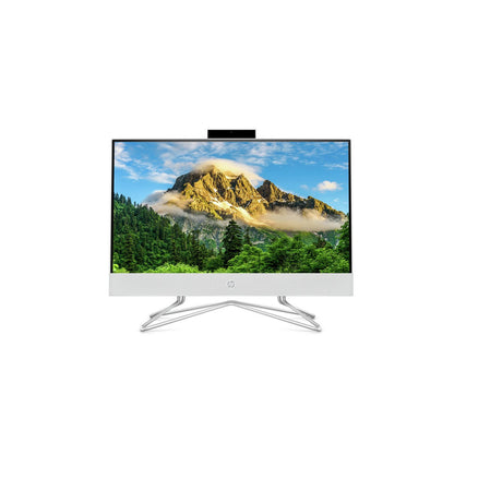 HP All-in-One PC 22" FHD, Intel Celeron J, 4GB Ram, 128GB SSD, Intel UHD Graphics - White