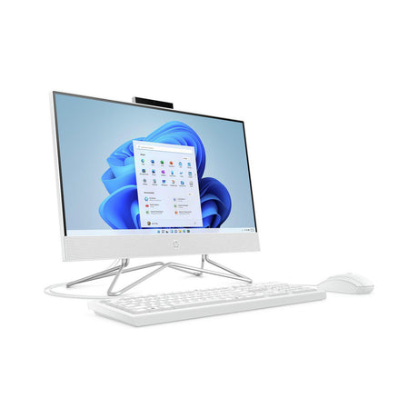 HP All-in-One PC 22" FHD, Intel Celeron J, 4GB Ram, 128GB SSD, Intel UHD Graphics - White