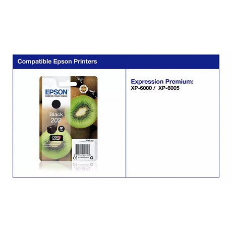 Epson 202 Kiwi 202 Ink Cartridge - Black