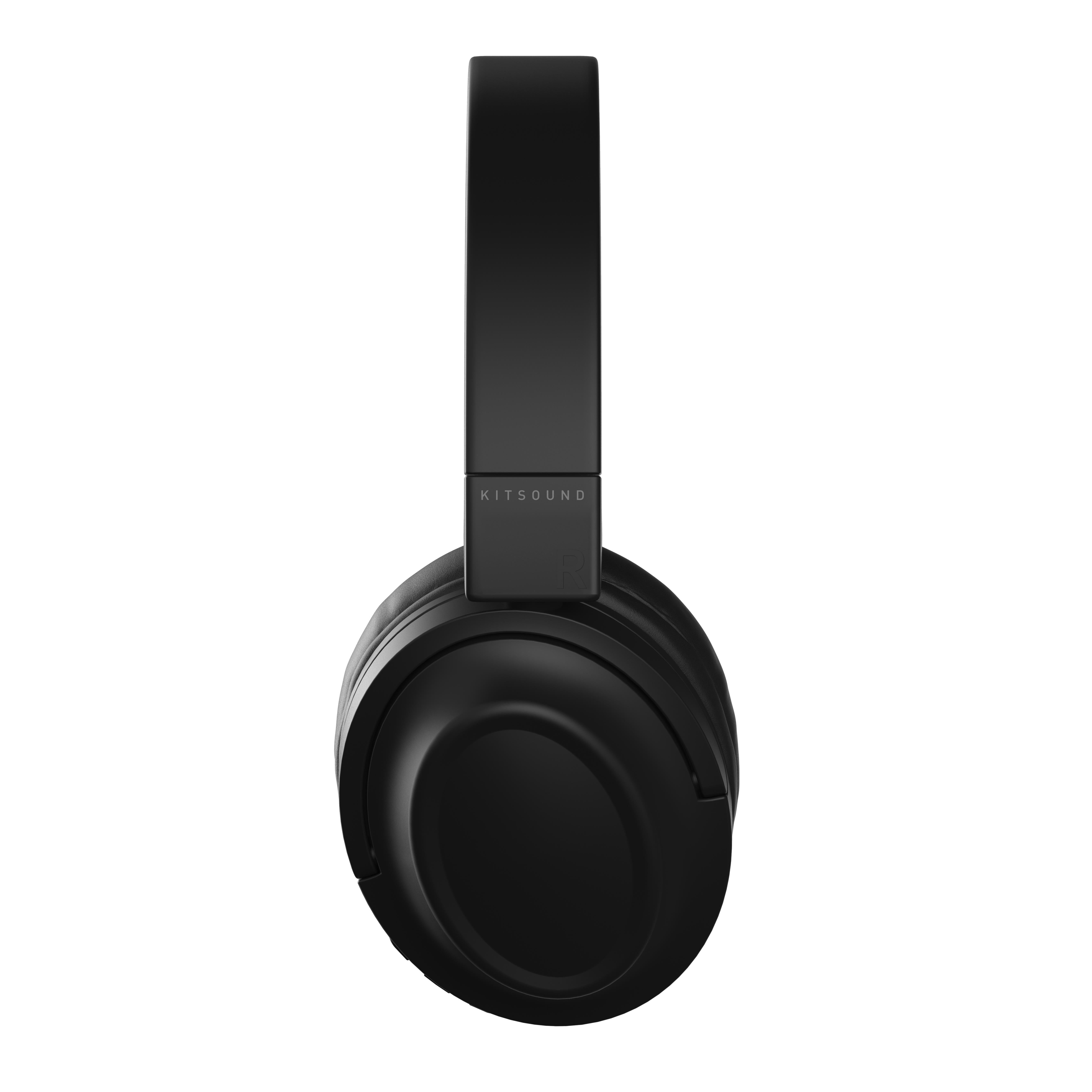 Kitsound Edge 50 Bluetooth On Ear Headphones - Black - Refurbished Good
