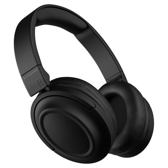 Kitsound Edge 50 Bluetooth On Ear Headphones - Black - Refurbished Pristine