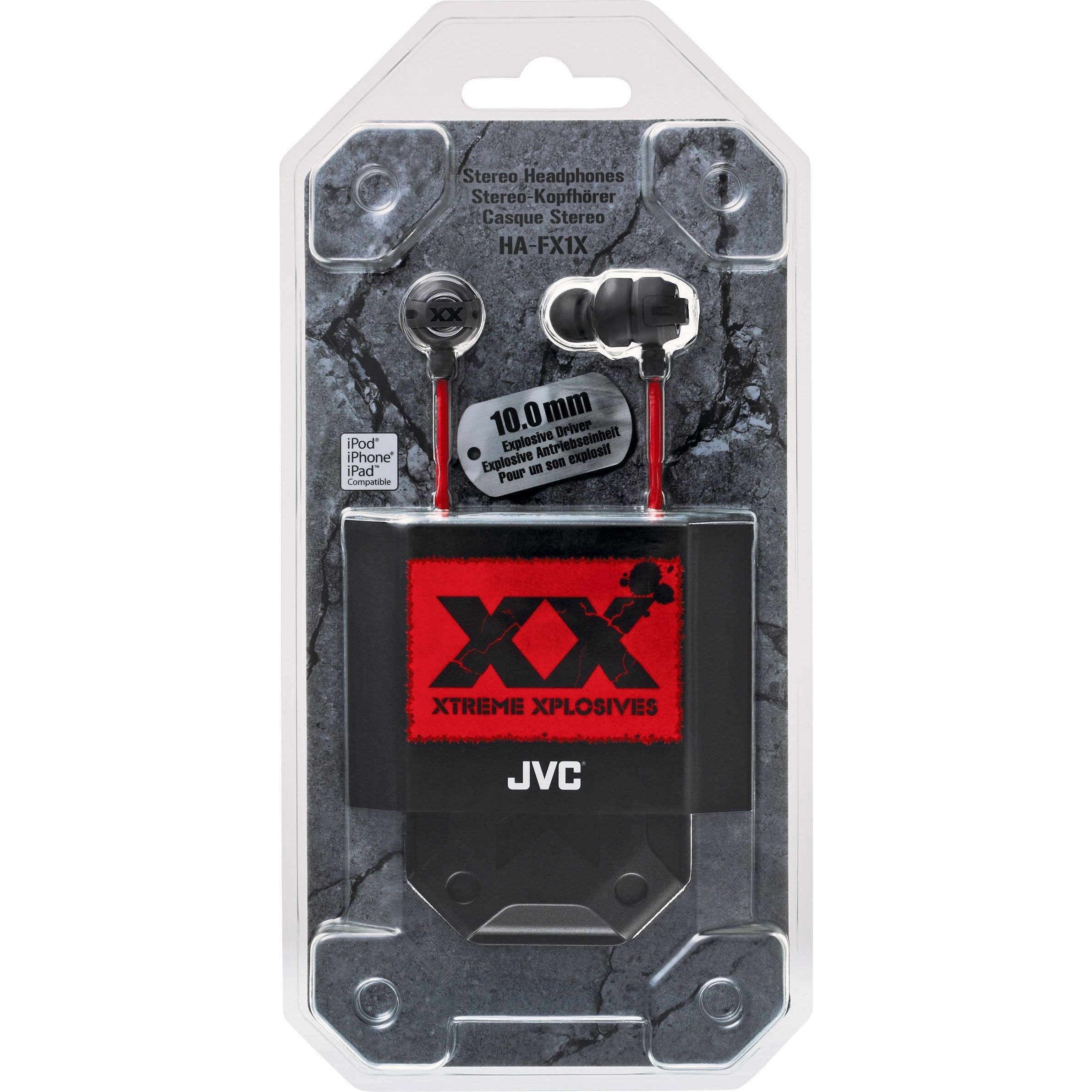JVC Xtreme Xplosives In-Ear Headphones - Black
