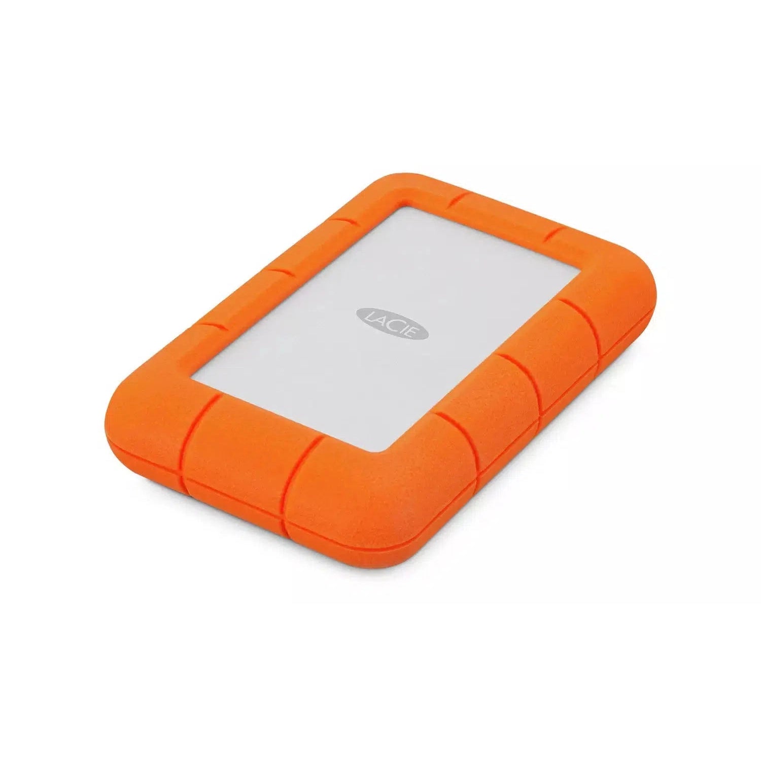 Lacie Rugged USB Portable Hard Drive - 1TB - Silver / Orange