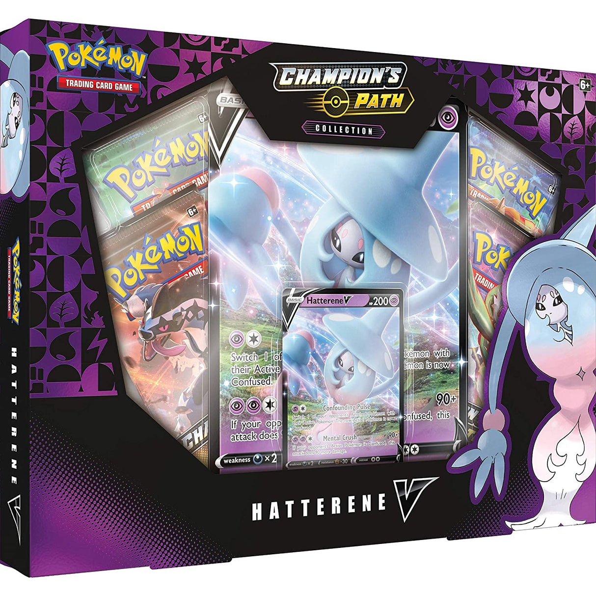 Pokemon Trading Card Game Champion's Path Collection, Hatterene V