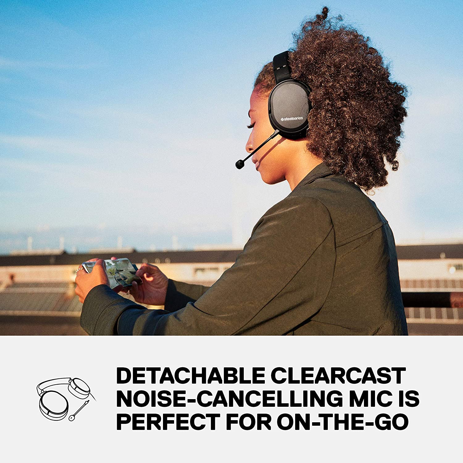 SteelSeries Arctis 1 Wireless Gaming Headset - Black - Refurbished Pristine