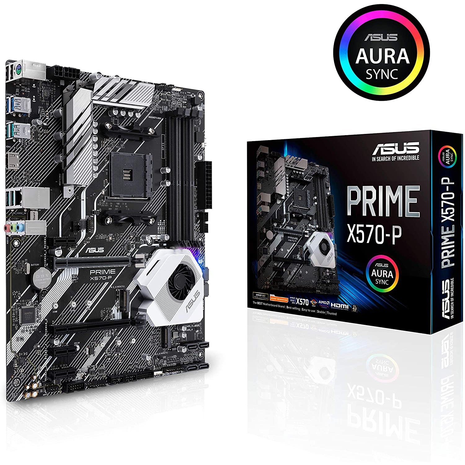 ASUS Prime X570-P ATX Motherboard, AMD Socket AM4
