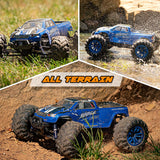 Soyee RC Cars 1:10 Scale RTR 46km/h High Speed Remote Control Car All Terrain Hobby Grade 4WD Off-Road Waterproof Monster Truck