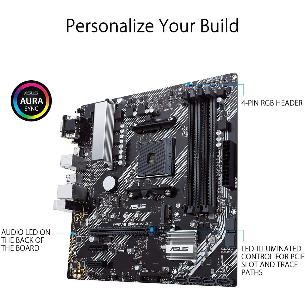 ASUS Prime B450M-A II, AMD AM4, MATX Motherboard