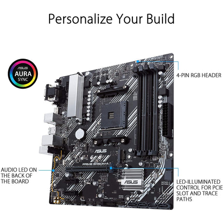 ASUS Prime B450M-A II, AMD AM4, MATX Motherboard