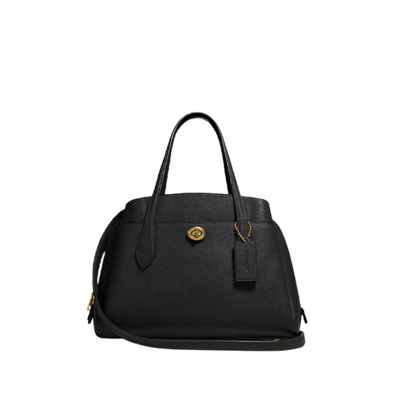 Coach Lora Carryall 30 Leather Tote Handbag
