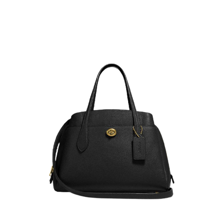 Coach Lora Carryall 30 Leather Tote Handbag