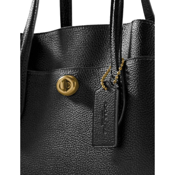 Coach Lora Carryall 30 Leather Tote Handbag