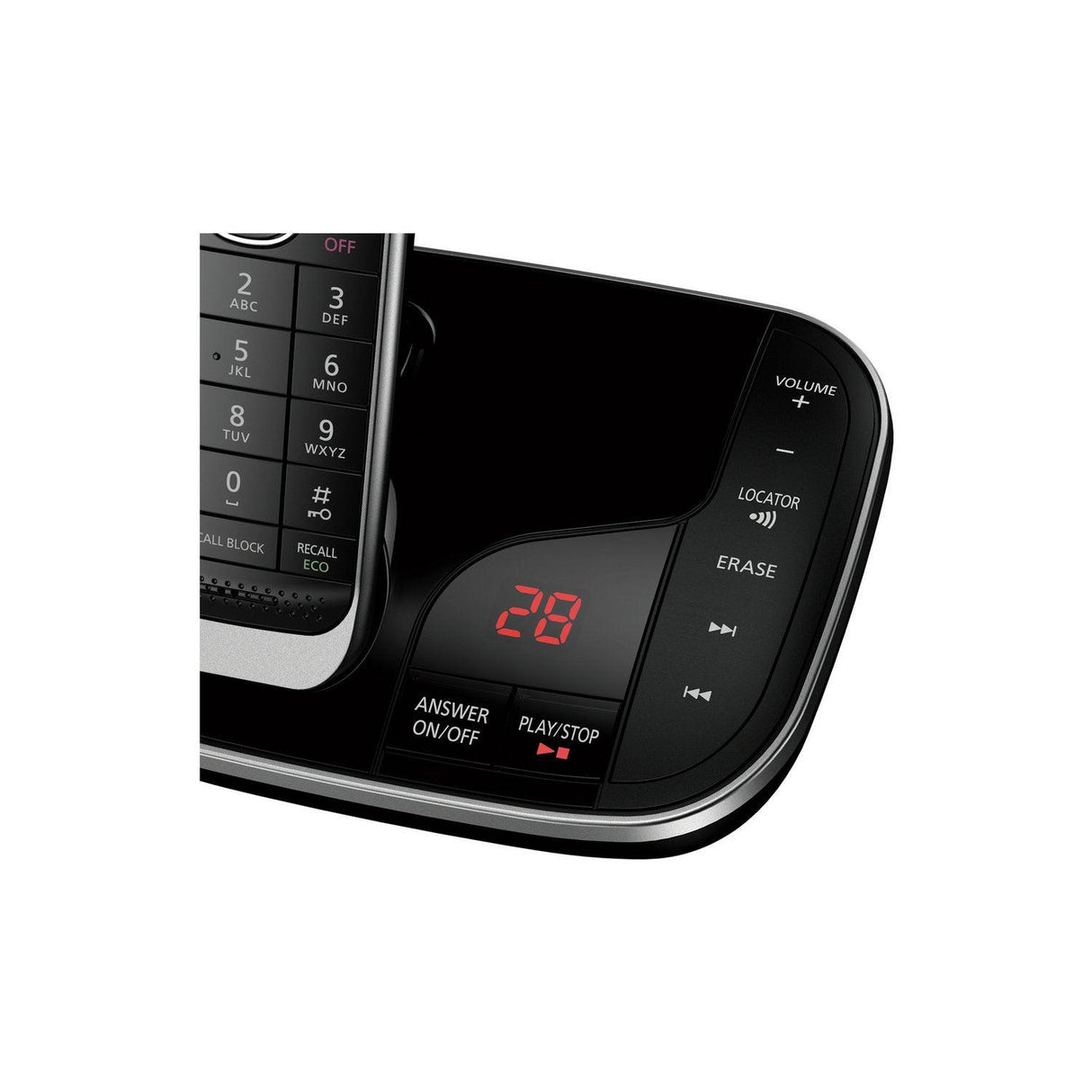 Panasonic KX-TGJ423EB Digital Cordless Telephone, Trio - Good
