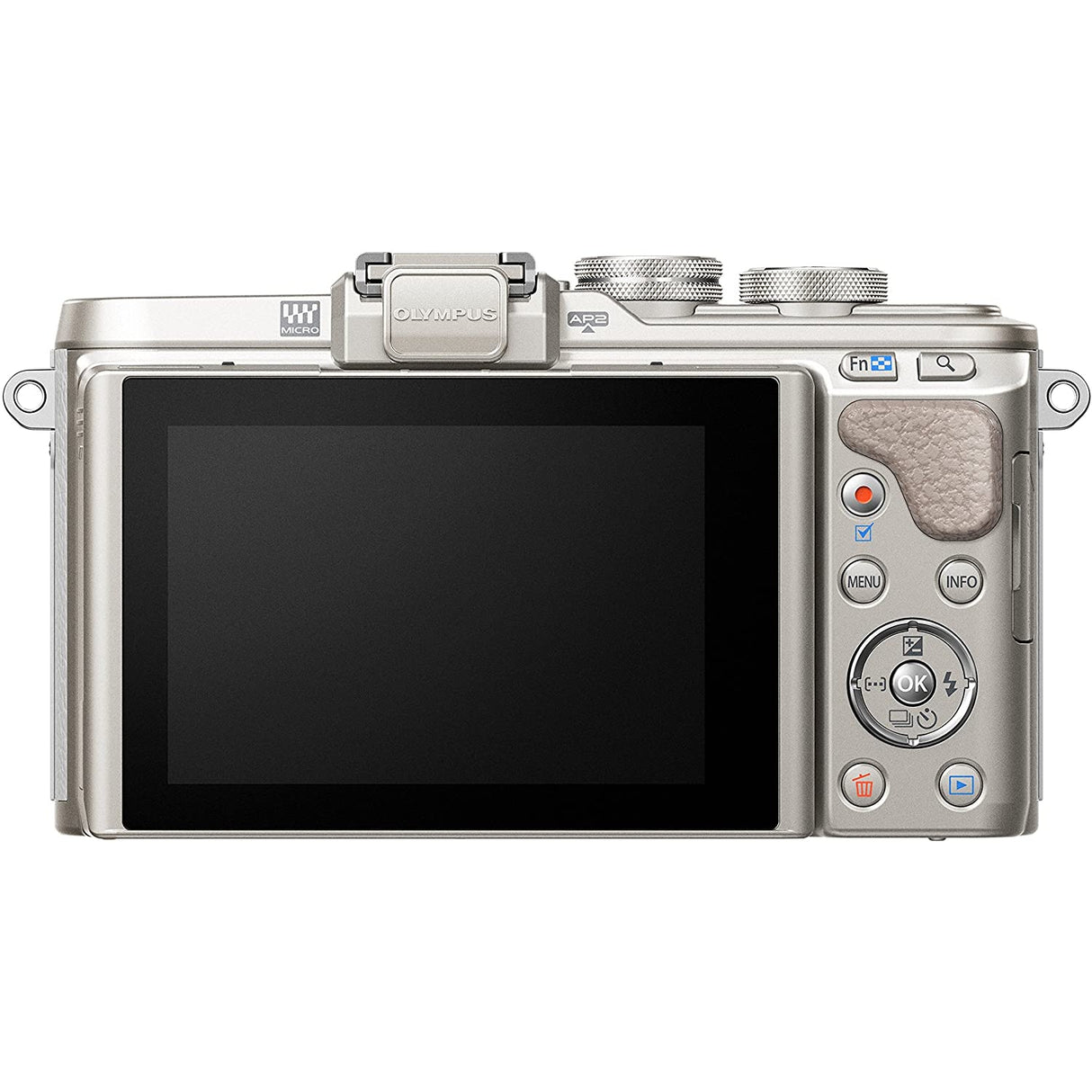 Olympus PEN E-PL8 Kit, 16.4 Megapixel, Image Stabilisation, Electronic Viewfinder, FHD Video, Wi-Fi + M.Zuiko 14-42 mm EZ Zoom Lens, White/Black
