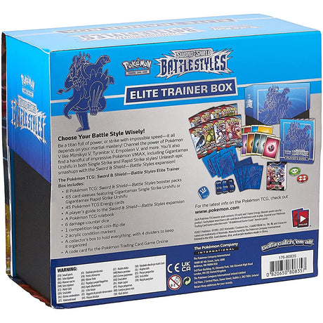 Pokémon Sword & Shield Battle Styles Elite Trainer Box Card Game