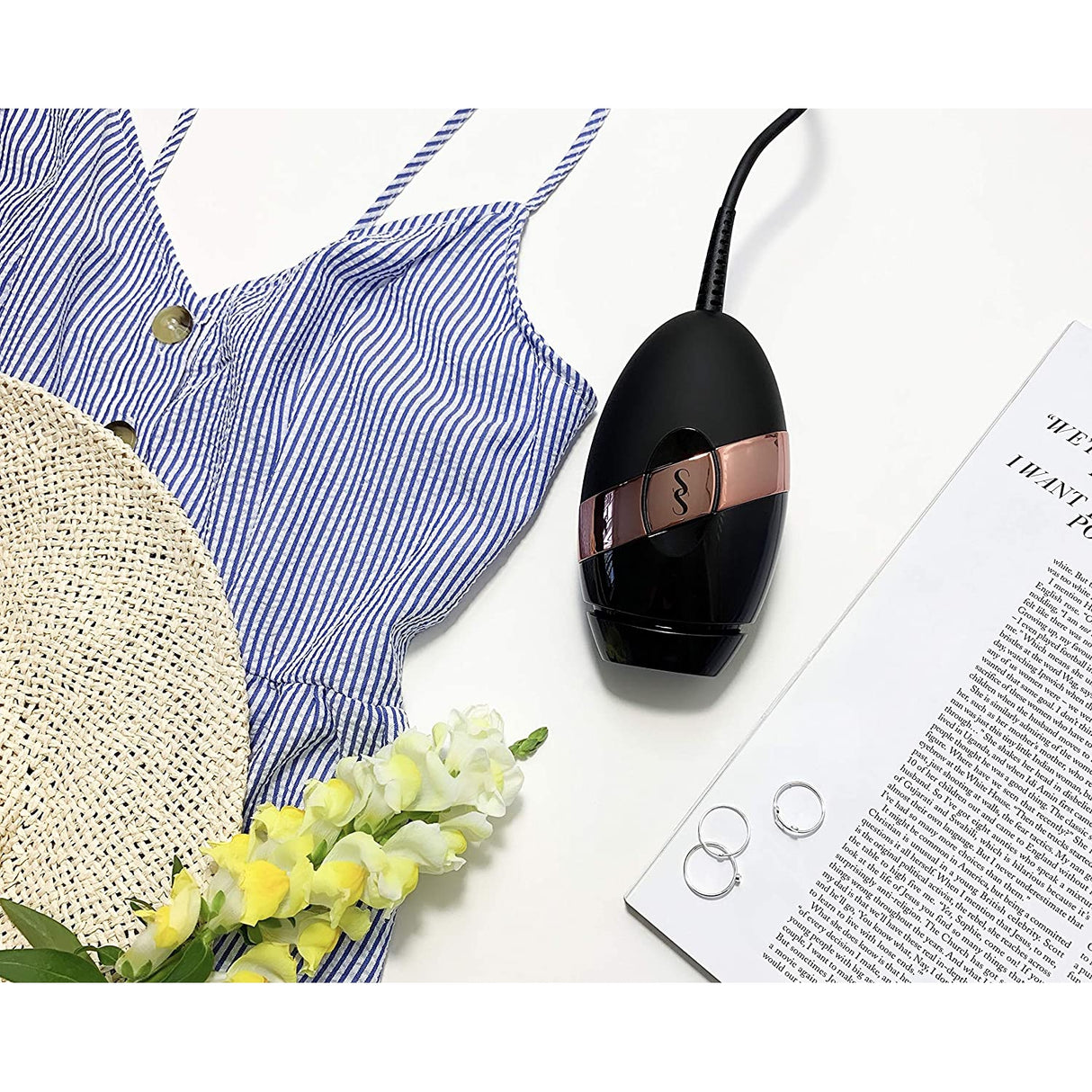 SmoothSkin Bare Plus IPL Hair Removal for Body and Face - Black/Rose Gold (Excellent)