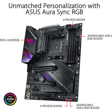 ASUS ROG Strix X570-E Gaming ATX Motherboard, AMD Socket AM4, Ryzen