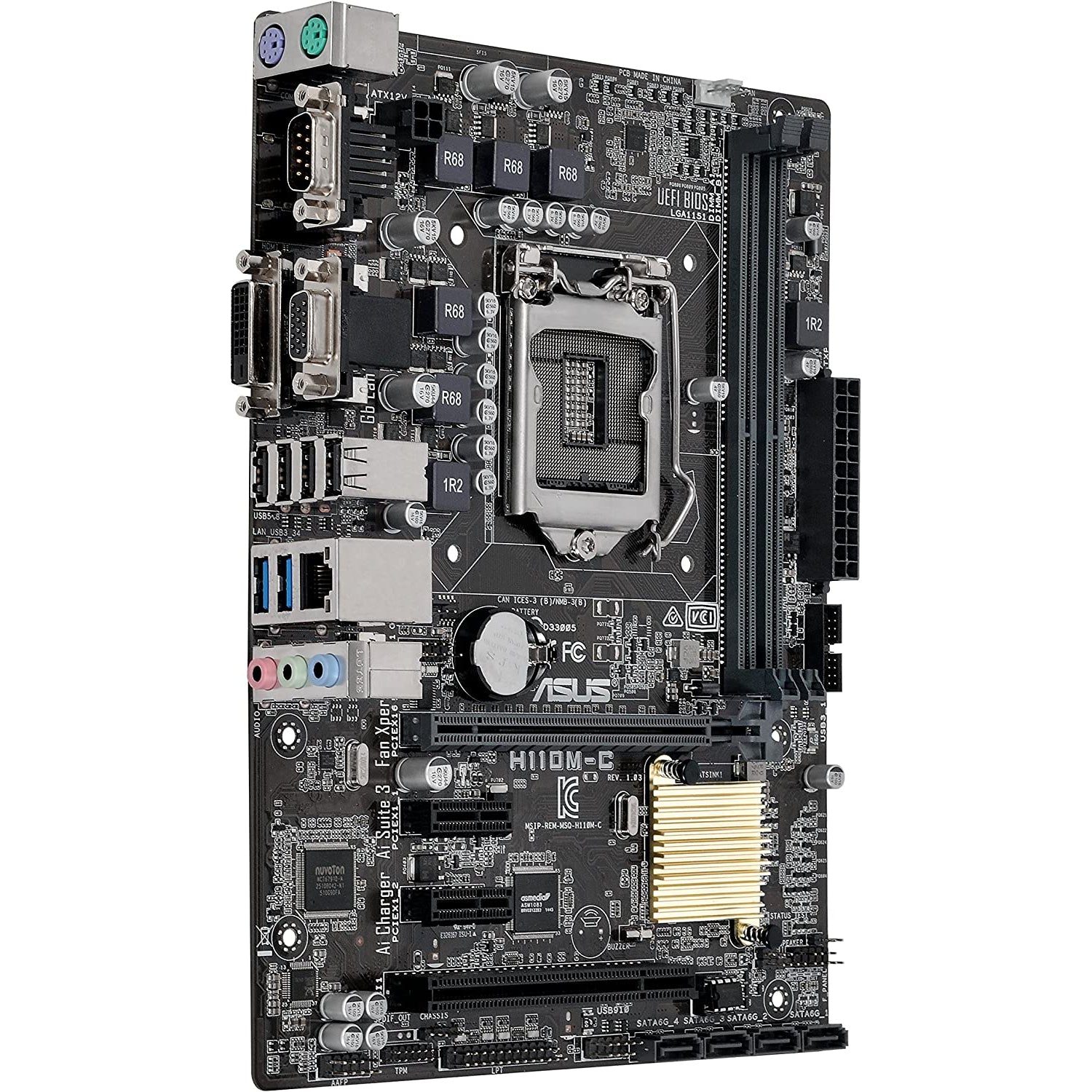 ASUS H110M-C Motherboard 90MB0NY0-M0EAY0
