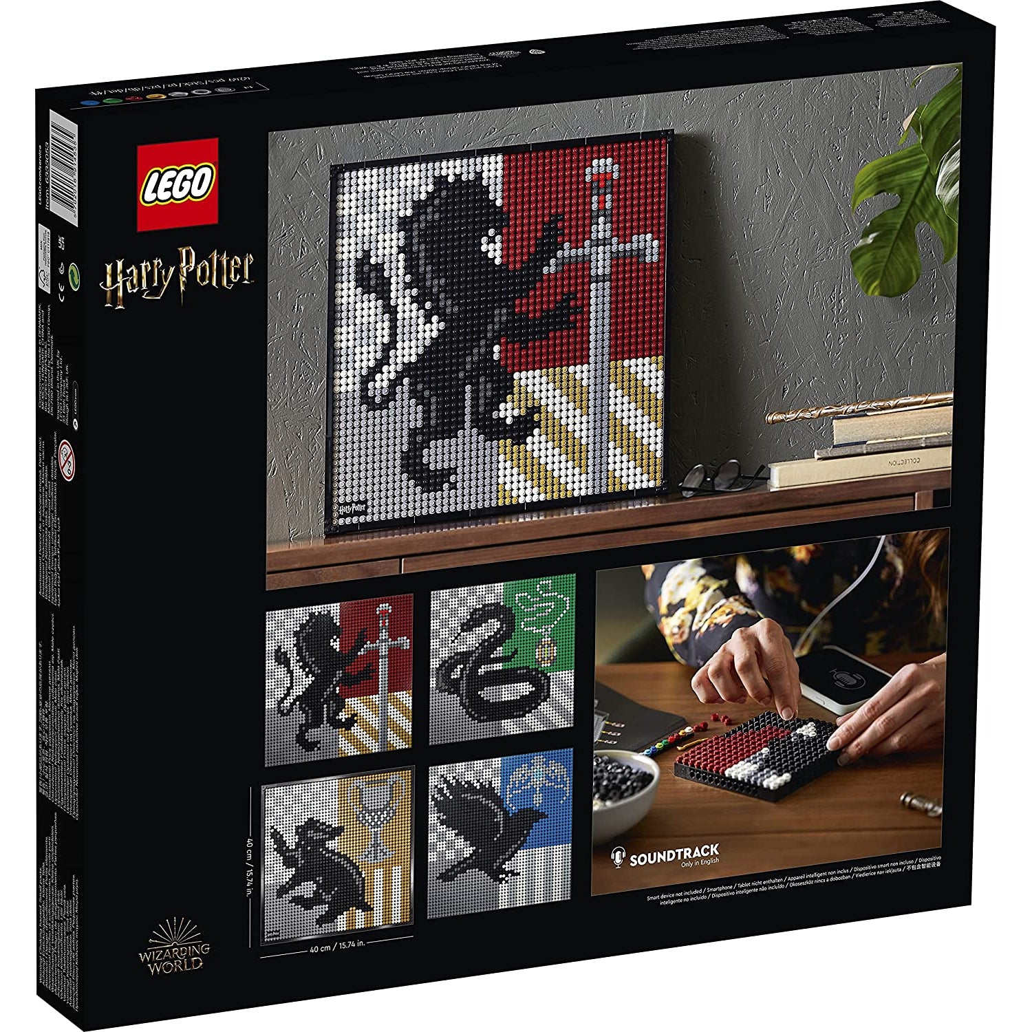 Lego 31201 Art Harry Potter Hogwarts Crests Poster