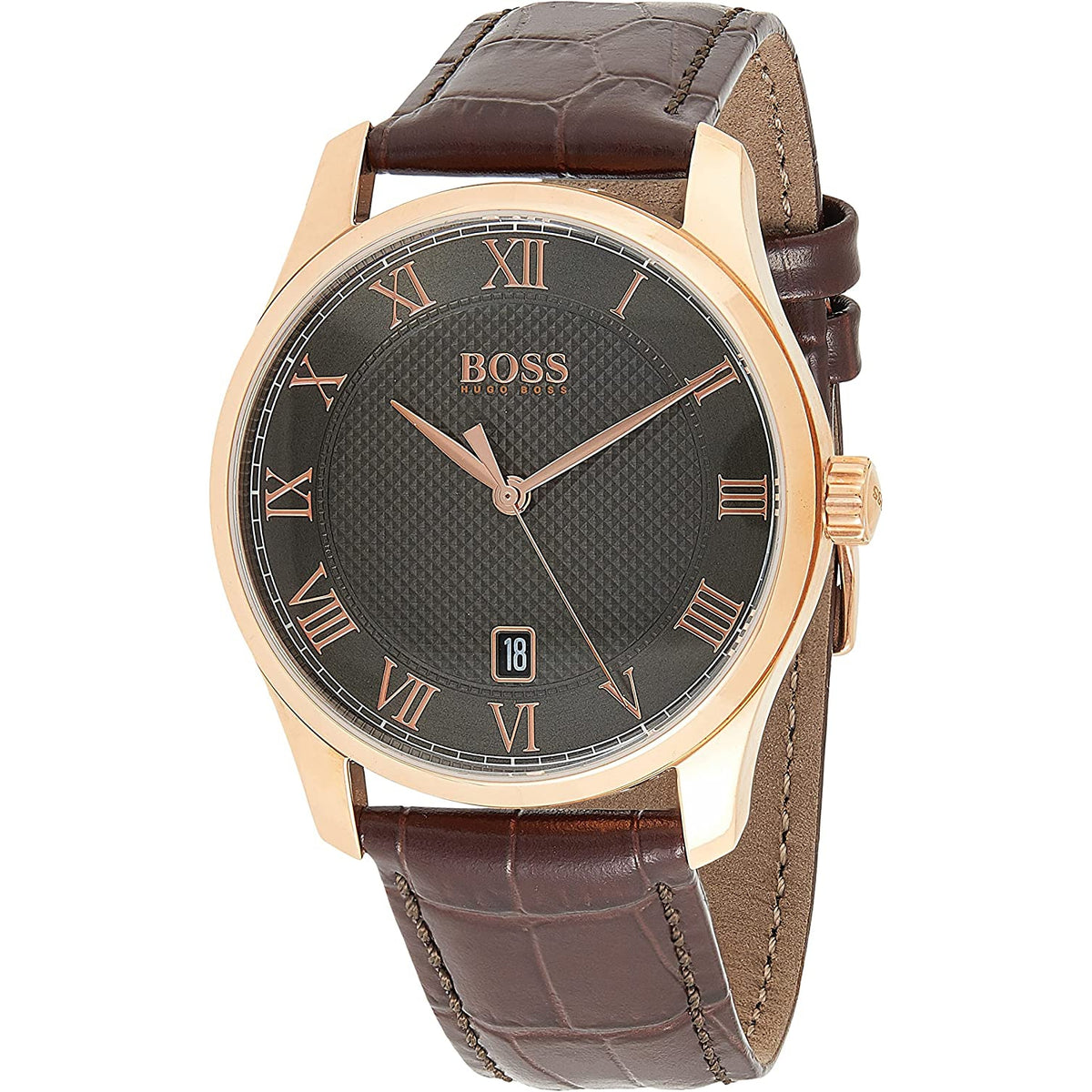 Hugo Boss Master Collection Gents Leather Strap Watch 1513740 – Stock ...