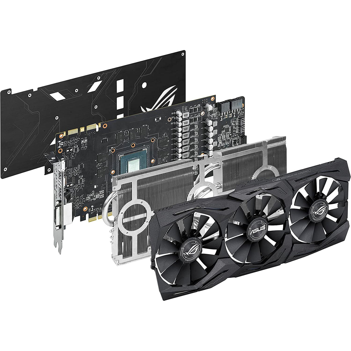 ASUS ROG Strix GeForce STRIX GTX 1080 Graphics Card (GAMING 8 GB GDDR5), 180 Watts - Black