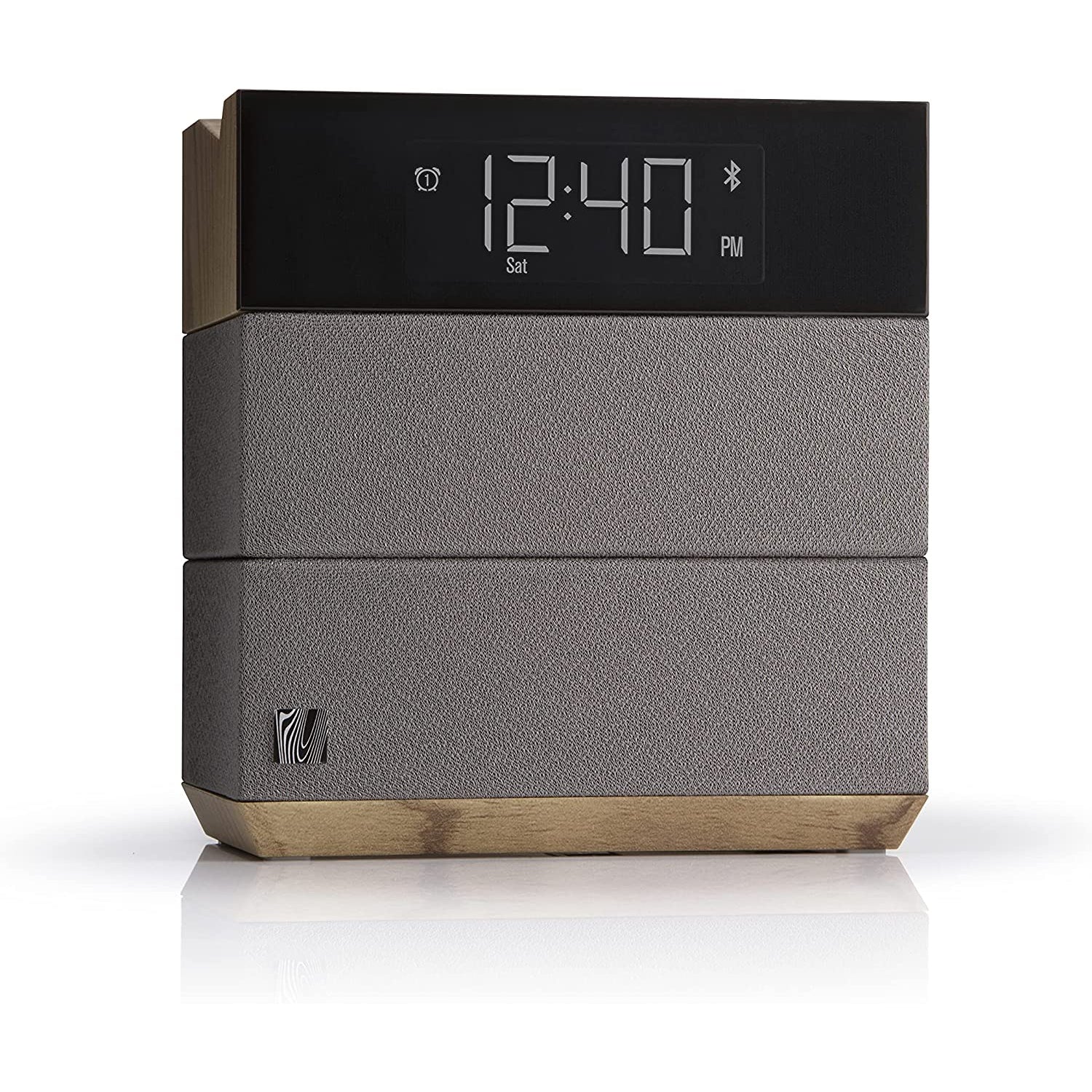 Soundfreaq Sound Rise, Bedside Radio Alarm Clock – FM Wireless Digital Clock Radio with Bluetooth and USB Fast Charging, Speakers & Adjustable Display