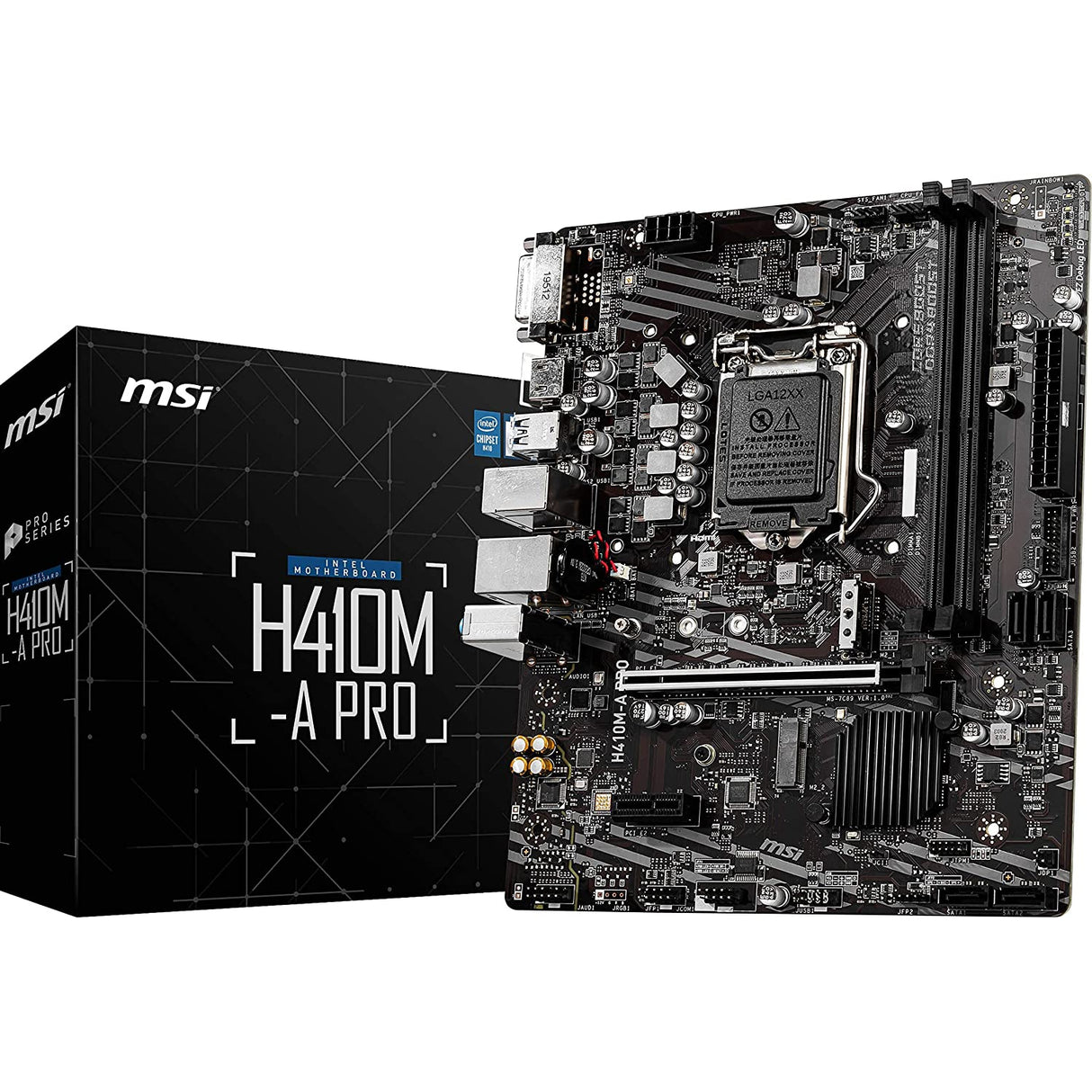 MSI H410M-A PRO mATX Motherboard, 10th Gen Intel Core, LGA 1200 Socket - Refurbished Good