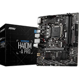 MSI H410M-A PRO mATX Motherboard, 10th Gen Intel Core, LGA 1200 Socket - Refurbished Good