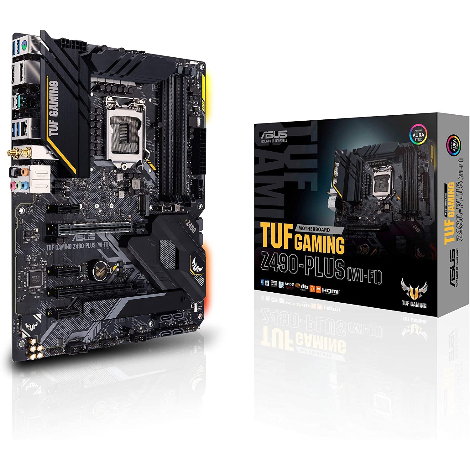 ASUS TUF Gaming Z490-Plus Gaming Motherboard 90MB1340-M0EAY0