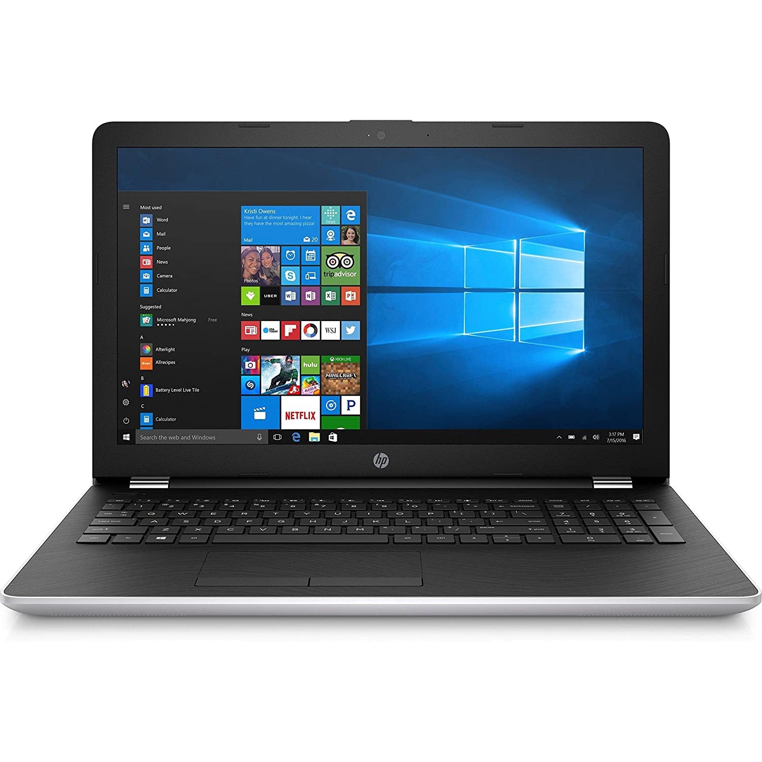 HP 15-BS023NA - Intel Core i5, 8GB RAM, 1TB HDD, 15.6" - Silver