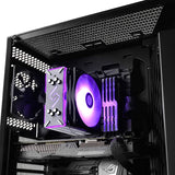 Deepcool Gammaxx GT BK, CPU Air Cooler, SYNC RGB Fan and RGB Black Top Cover, 4 Heatpipes, 120mm RGB Fan, Universal Socket Solution