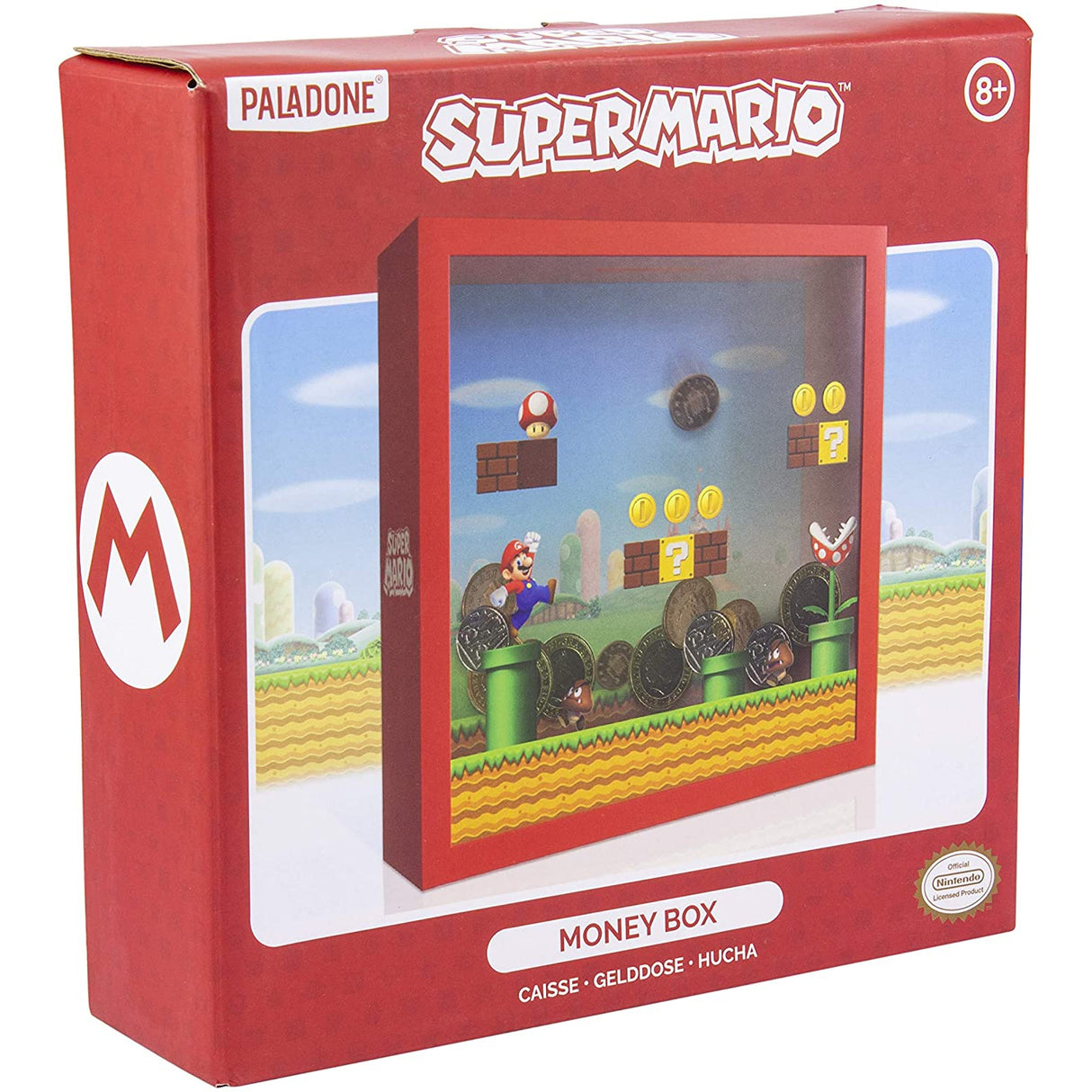Super Mario Bros. Box Coin Bank, 18cm (7")