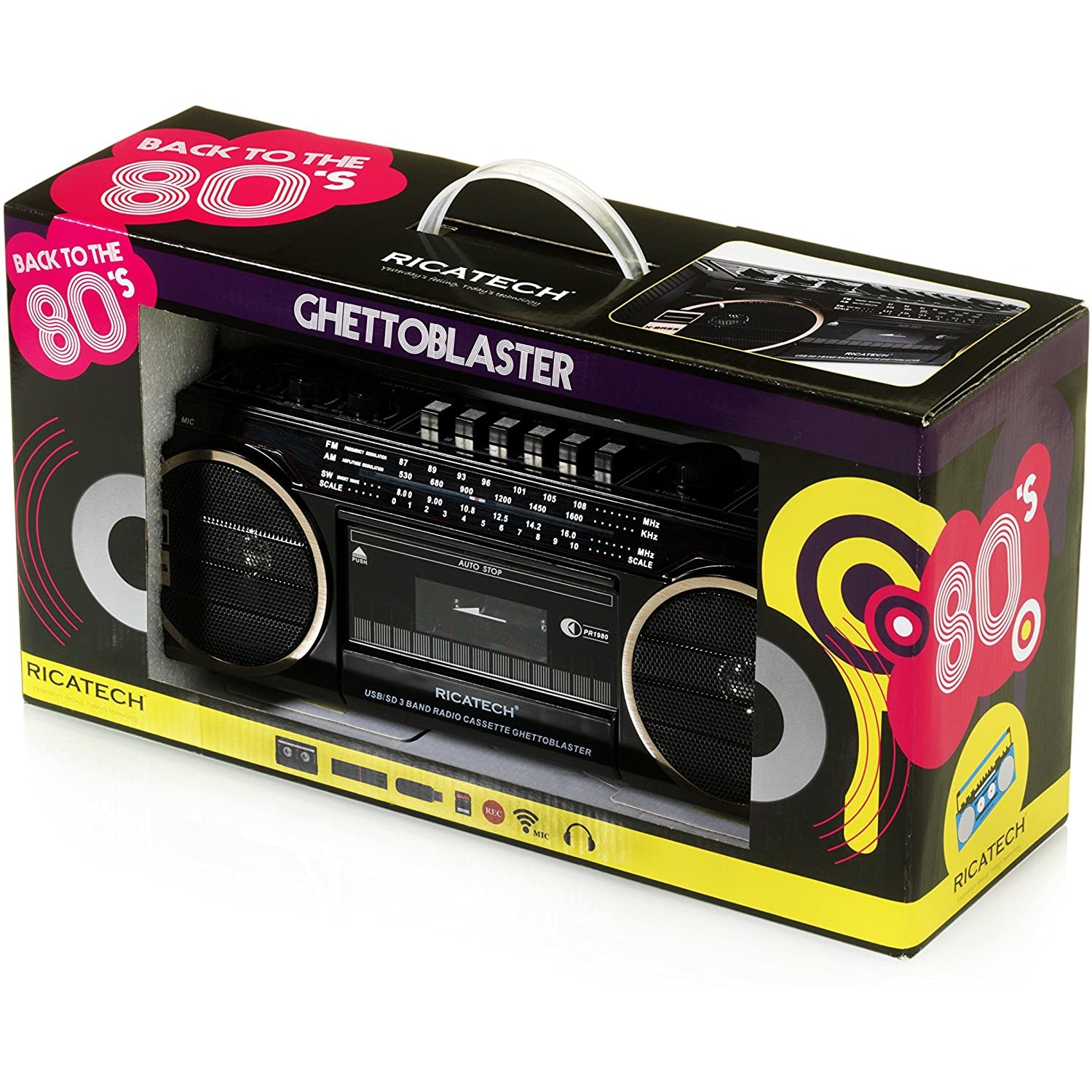 80s Junior Jammer boombox Vintage V Tech kids radio tape player electronics