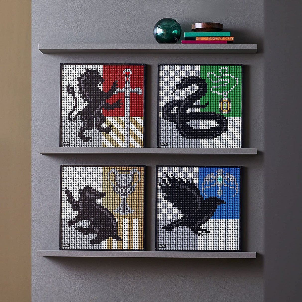 Lego 31201 Art Harry Potter Hogwarts Crests Poster