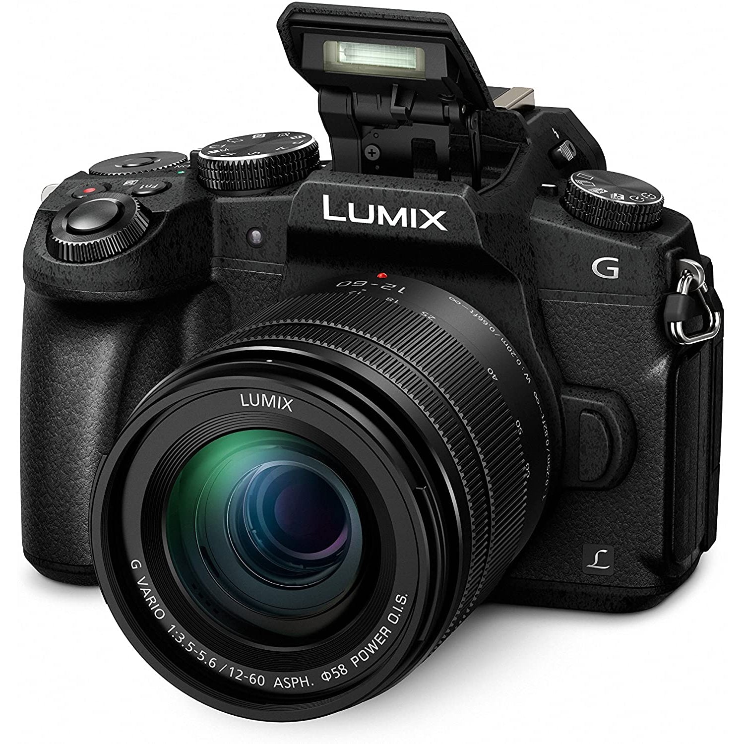 Panasonic LUMIX DMC-G80 Professional Camera with 12-60 mm Lens - Black
