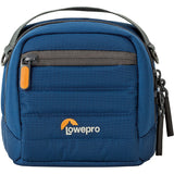 Lowepro Tahoe CS 80 Case, Fits Fujifilm Instax Mini Cameras, HOZ Cameras, Small Mirrorless, Batteries, Memory Cards, Extra Film, Blue