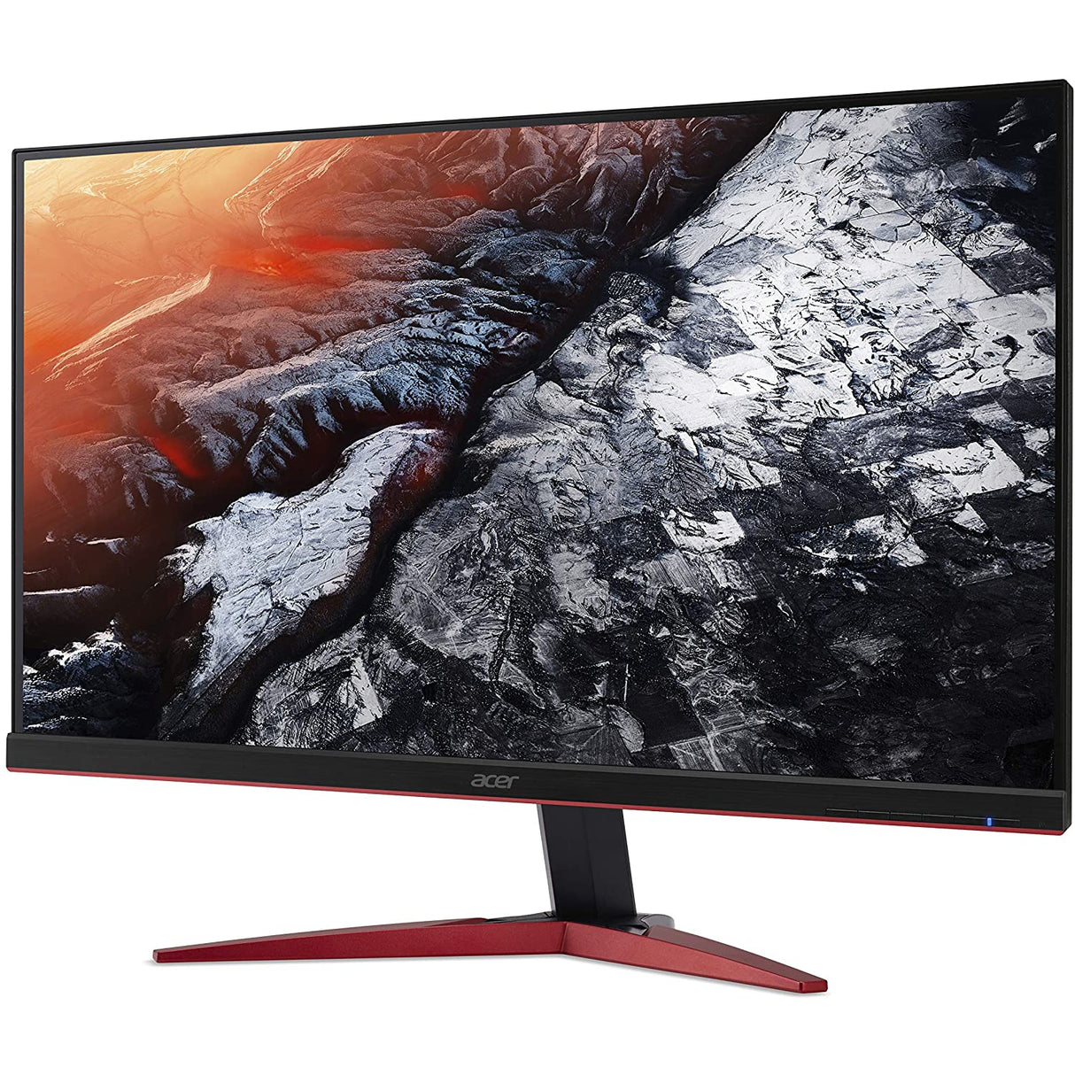 Acer KG251Q 24.5 Inch FHD Gaming Monitor UM.KX1EE.J01 - Black/Red
